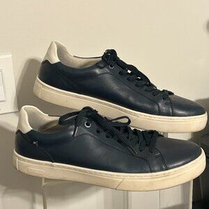 Mens RIEKER Evolution Soft Sz 46 US 12 Blue Leather Lace-up Sneakers